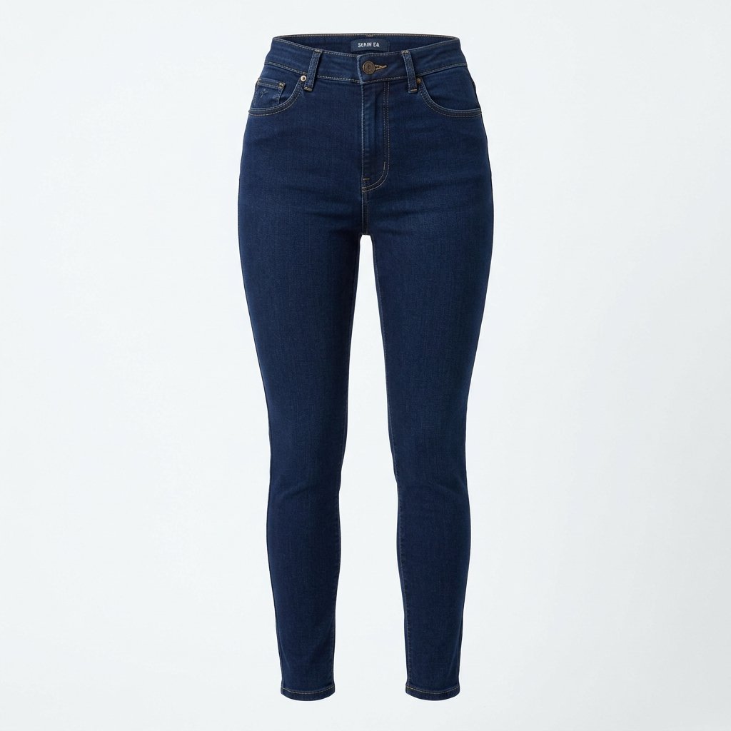 High-Waist Skinny Jeans