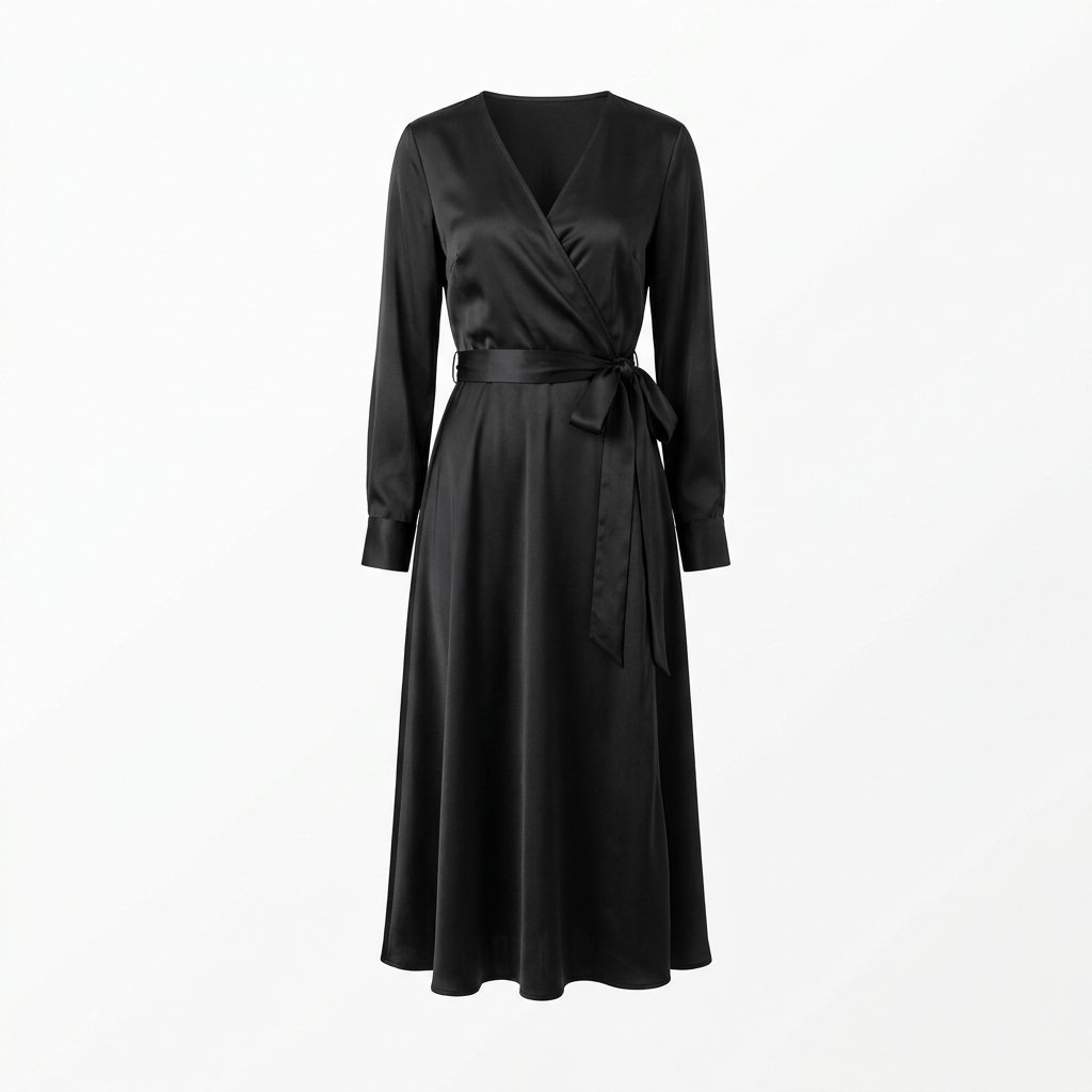 Wrap Midi Dress